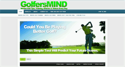 Desktop Screenshot of golfersmind.com